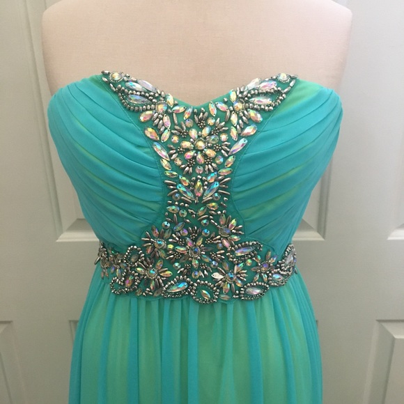 Jovani Dresses & Skirts - City Studio (NWT) strapless Jewel Prom Dress sz 5